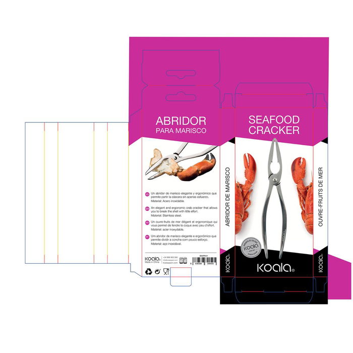 Pinza Marisco Inox Eco Friendly Koala 20x4x1 cm