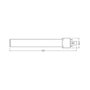 Ledvance Lámpara LED DULUX G23 6W 630Lm 3000K 120º IP20 Reemplazo CFL LVE-4058075558069