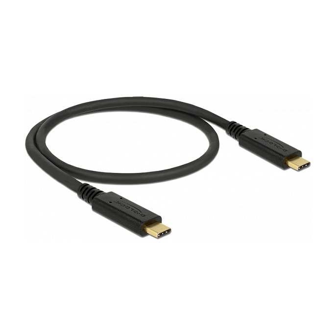 DeLOCK Cable USB Type-C a USB Type-C 0,5 m 10 Gbps PD 3 A 83042 DeLOCK Cable USB Type-C a USB Type-C 0,5 m 10 Gbps PD 3 A 83042