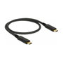 DeLOCK Cable USB Type-C™ a USB Type-C™ 0,5 m 10 Gbps 3 A