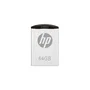 HP Pendrive v222w 64 GB USB 2.0 Plata Metal sin Tapa - HPFD222W-64