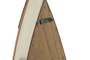 DKD Home Decor Marino dandou 26 Estantería de Pared Antique de Madera Reciclada, Blanco/Natural, 119 x 25 x 14 cm, 3 Estantes, 2 Unidades