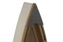 DKD Home Decor Marino dandou 26 Estantería de Pared Antique de Madera Reciclada, Blanco/Natural, 119 x 25 x 14 cm, 3 Estantes, 2 Unidades
