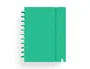 Carchivo Cuaderno Ingeniox Foam A4 80 Hojas Rayado Horizontal Verde