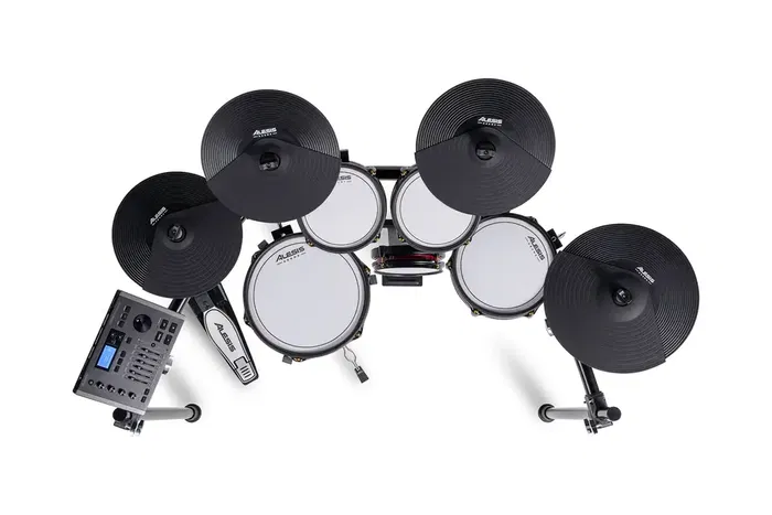 Alesis Crimson III Kit de Batería Electrónica con Pads de Malla, Módulo de 470 Sonidos y Bluetooth