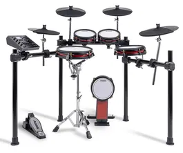 Alesis Crimson III Kit de Batería Electrónica con Pads de Malla, Módulo de 470 Sonidos y Bluetooth