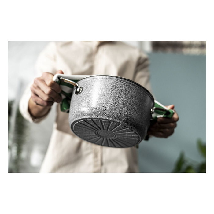 Ballarini Salina Kasserolle con Tapa 20cm Aluminio Titanio Gris 2.67L Ballarini Salina Kasserolle con Tapa 20cm Aluminio Titanio Gris 2.67L