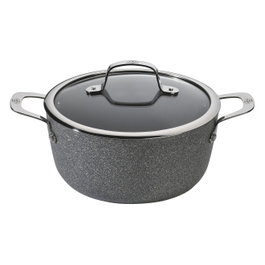 Ballarini Salina Kasserolle con Tapa 20cm Aluminio Titanio Gris 2.67L