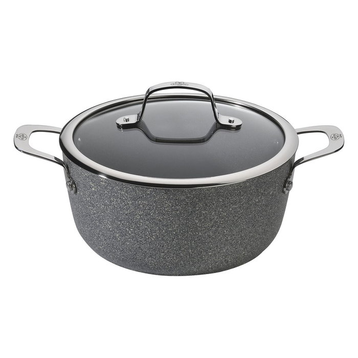 Ballarini Salina Kasserolle con Tapa 20cm Aluminio Titanio Gris 2.67L Ballarini Salina Kasserolle con Tapa 20cm Aluminio Titanio Gris 2.67L
