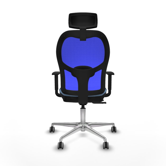 PIQUERAS Y CRESPO Silla de oficina Jorquera con mecanismo Sincro/Traslack Azul