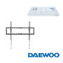 Daewoo Soporte de TV fijo para 37 a 80 pulgadas con inclinacion de 8 grados, capacidad 45 kg