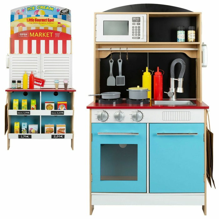 Color Baby Cocina heladería de madera Woomax 60X40X109 cm