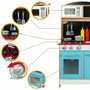 Color Baby Cocina heladería de madera Woomax 60X40X109 cm