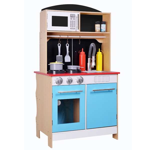 Woomax Cocina Heladería de Madera 60x40x109 cm Color Baby