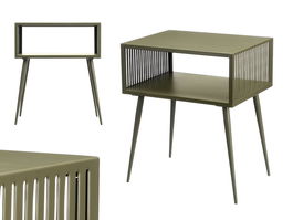 Giftdecor Mesa Auxiliar Rectangular Verde 46.5 x 36.2 x 19.2 cm