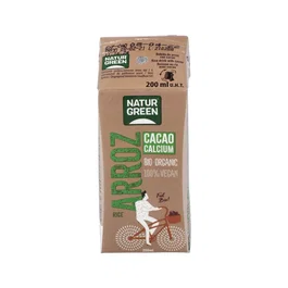 Naturgreen Bebida de Arroz con Chocolate y Calcio Bio 200 ml