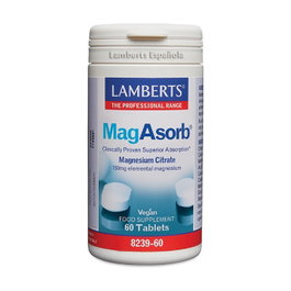 Lamberts MagAsorb Citrato de Magnesio 60 Comprimidos 150 mg
