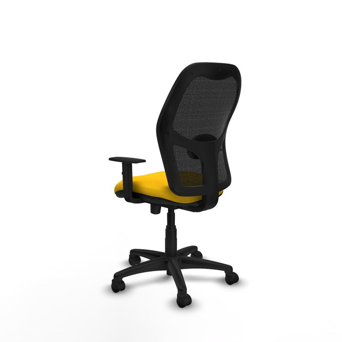PIQUERAS Y CRESPO Silla de oficina Alocén Amarillo y Negro PIQUERAS Y CRESPO Silla de oficina Alocén Amarillo y Negro