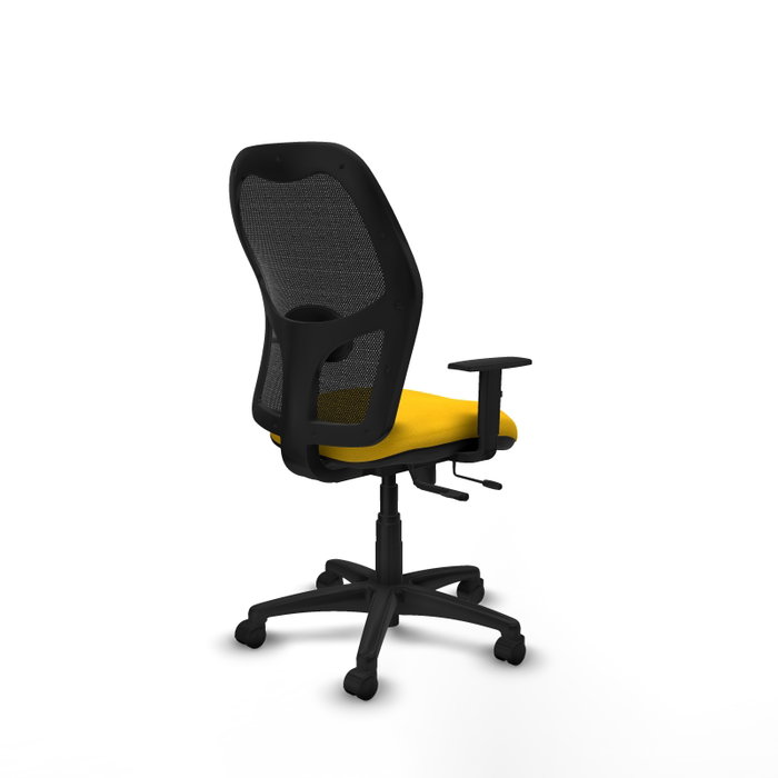 PIQUERAS Y CRESPO Silla de oficina Alocén Amarillo y Negro PIQUERAS Y CRESPO Silla de oficina Alocén Amarillo y Negro