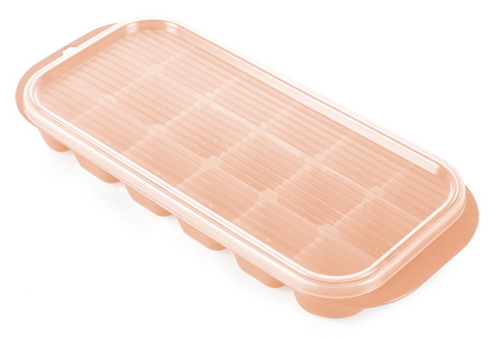 Inde Cubitera con Tapa para 18 Cubitos de Hielo, 25.5 x 11.3 x 3.2 cm (24 Unidades)