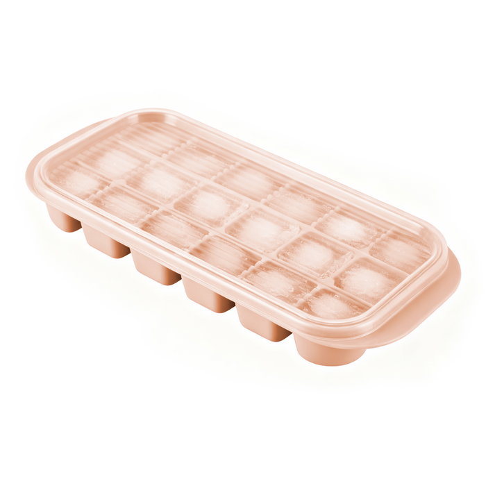 Inde Cubitera con Tapa para 18 Cubitos de Hielo, 25.5 x 11.3 x 3.2 cm (24 Unidades)