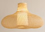 DKD Home Decor Lámpara de Techo Balines Bambú Natural 75 x 75 x 48 cm