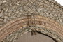 DKD Home Decor Espejo de Fibra Seagrass Natural 56x56x2 cm