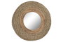 DKD Home Decor Espejo de Fibra Seagrass Natural 56x56x2 cm