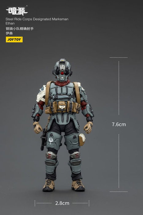 Steel Ride Corps Dark Source Figura Designated Marksman Ethan 7 cm Steel Ride Corps Dark Source Figura Designated Marksman Ethan 7 cm