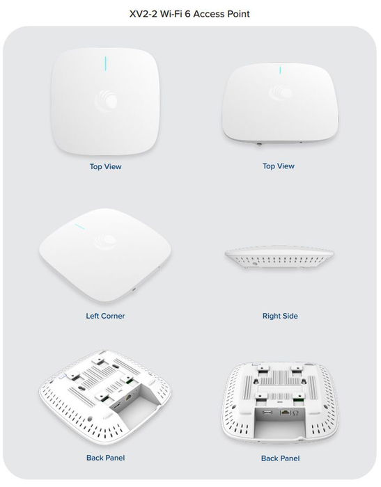 Cambium Networks XV2-2 Punto de Acceso Wi-Fi 6 802.11ax Dual-Radio 2x2 Cambium Networks XV2-2 Punto de Acceso Wi-Fi 6 802.11ax Dual-Radio 2x2