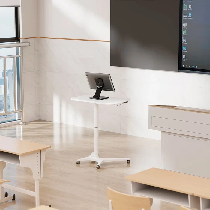 AISENS Soporte de Mesa Eco Inclinable DT27T-443 para Monitor/POS 10-27 pulgadas