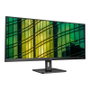 AOC Monitor U34E2M 34" VA Ultrawide QHD 21:9 Diseño sin Bordes HDMI DP