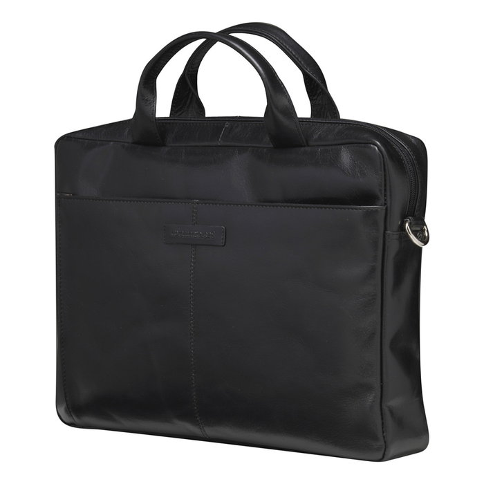 dbramante 1928 Maletín Negro AMALIENBORG 15" 2nd Gen Cuero Unisex para Portátil