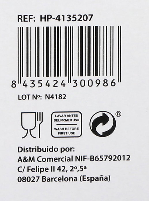 Inde Copa Cava Vega - Copa de Champagne para Cava, 20 cl, Cristal, 4.8 cm de Diámetro x 22.6 cm de Alto (24 Unidades)