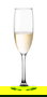 Inde Copa Cava Vega - Copa de Champagne para Cava, 20 cl, Cristal, 4.8 cm de Diámetro x 22.6 cm de Alto (24 Unidades)