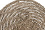 DKD Home Decor Set de 3 Decoraciones de Pared de Seagrass 45x6x45 Natural