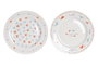 DKD Home Decor Set de Vajilla Ballenitas de 3 Piezas