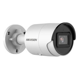 Hikvision Cámara IP Bullet 4MP AcuSense 2.8mm IR40 120dB WDR H.265+ Micrófono Integrado IP67