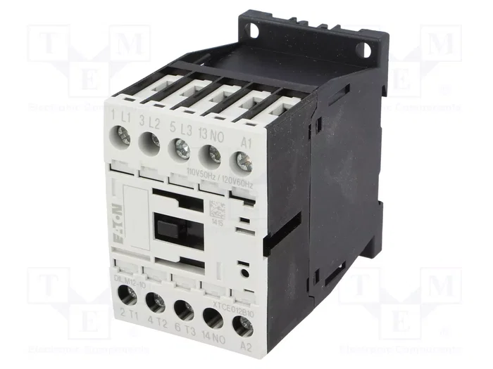EATON ELECTRIC DILM12-10-110VAC Contactor 3-polar 12A 110VAC EATON ELECTRIC DILM12-10-110VAC Contactor 3-polar 12A 110VAC