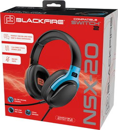 Blackfire NSX-20 Wired Headset para Switch / OLED