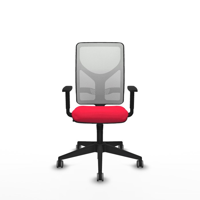 PIQUERAS Y CRESPO Silla de oficina Motilla con mecanismo Sincro, Rojo y Blanco PIQUERAS Y CRESPO Silla de oficina Motilla con mecanismo Sincro, Rojo y Blanco