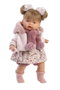 Llorens Muñeca Joelle Llorona con Chaqueta Fucsia y Cuerpo de Tela 38 cm con Sonido