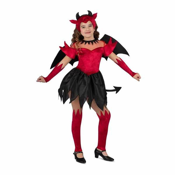My Other Me Disfraz de Diablesa con Tocado, Alas, Vestido con Cola, Guantes y Calientapiernas Talla 3-4 Años My Other Me Disfraz de Diablesa con Tocado, Alas, Vestido con Cola, Guantes y Calientapiernas Talla 3-4 Años