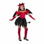 My Other Me Disfraz de Diablesa con Tocado, Alas, Vestido con Cola, Guantes y Calientapiernas Talla 3-4 Años