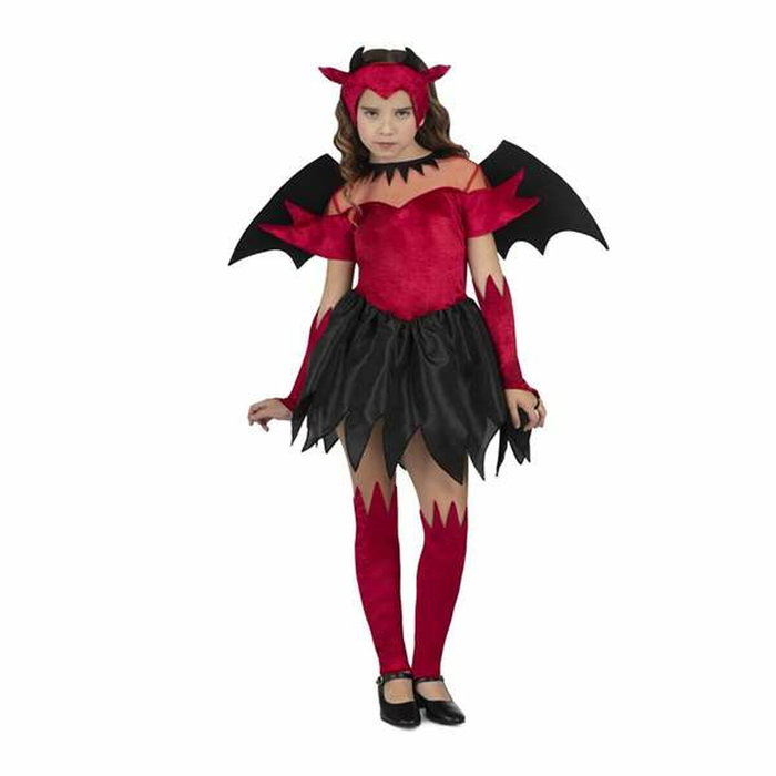 My Other Me Disfraz de Diablesa con Tocado, Alas, Vestido con Cola, Guantes y Calientapiernas Talla 3-4 Años My Other Me Disfraz de Diablesa con Tocado, Alas, Vestido con Cola, Guantes y Calientapiernas Talla 3-4 Años