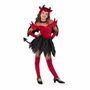 My Other Me Disfraz de Diablesa con Tocado, Alas, Vestido con Cola, Guantes y Calientapiernas Talla 3-4 Años