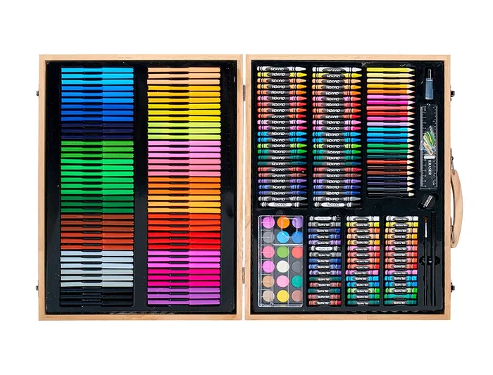 Liderpapel Estuche de Pintura 245 Piezas Maletín 49x36,6x4,5 cm