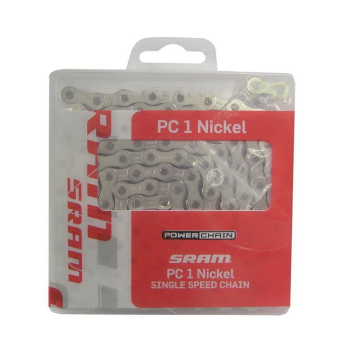 Sram Cadena PC1 114 Eslabones Plata 1/8 Pulgadas Sram Cadena PC1 114 Eslabones Plata 1/8 Pulgadas