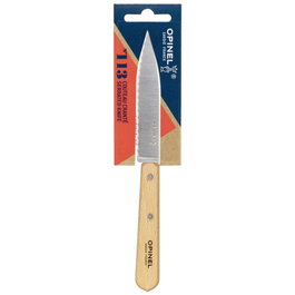 Opinel Cuchillo de cocina No. 113 dentado, natural