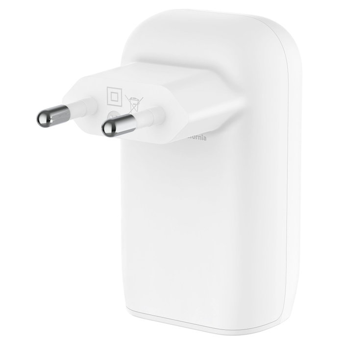Belkin Cargador Boost 67W con 3 puertos USB-C, PPS, Blanco WCC002VFWH